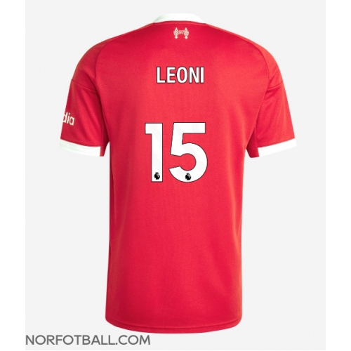 Billige Fotballdrakt Liverpool Giovanni Leoni #15 Replika Hjemmedrakt 2025-26 Kortermet Billige Fotballdrakt Liverpool Giovanni Leoni #15 Replika Hjemmedrakt 2025-26 Kortermet